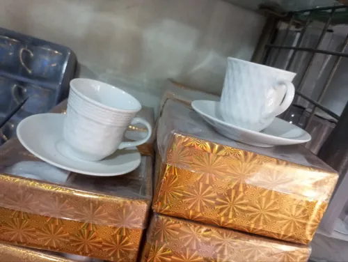 دزينة فناجين قهوة 